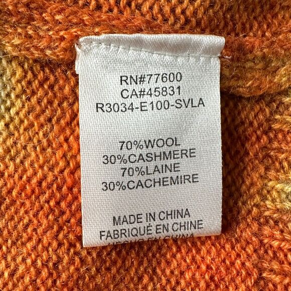 Sandrine Rose Tie Dye Sevilla Wool Cashmere Sweater Paradise Circus Women L NWT - Picture 11 of 11